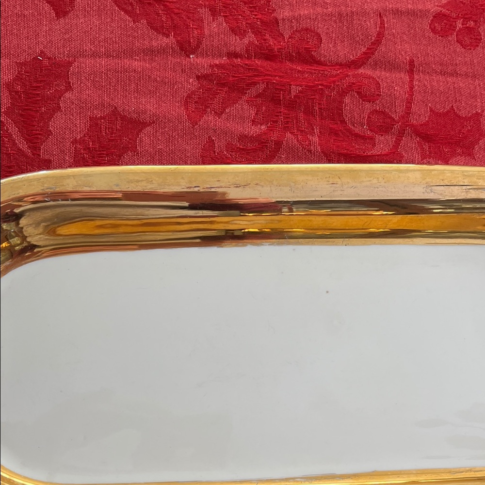 Homer Laughlin “Eggshell” Gold  Creamer & Sugar  - warranted 22 karat Gold - Picture 6 of 12